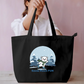 Snow Much Fun Cute Ice Skating Polar Bear Tote Bag Everyday Large Tote Bag by SeJaa_Studio