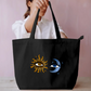 Eye if sun and moon Everyday Large Tote Bag by Tanishka