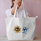Eye if sun and moon Everyday Large Tote Bag by Tanishka
