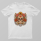 Boho Floral Sugar Skull Graphic Tee Unisex T-shirt by SeJaa_Studio