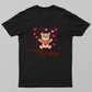 Little Teddy Big Heart Cute Valentine Teddy Bear With Hearts T-Shirt Unisex T-shirt by SeJaa_Studio