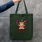 Little Teddy Big Heart Cute Valentine Teddy Bear With Hearts Zippered Tote Bag Zipper Tote Bag by SeJaa_Studio