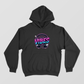 Neon Vibes Headphones Music Graphic Hoodie Unisex Hoodie by SeJaa_Studio
