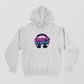 Neon Vibes Headphones Music Graphic Hoodie Unisex Hoodie by SeJaa_Studio