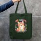 Be Happy Be You Positive Quote Zipper Tote Ba Zipper Tote Bag by SeJaa_Studio