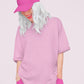 Baby Pink T-Shirt - Premium Heavyweight 240 GSM Oversized Fit
In this captivating image, a girl with striking white hair exudes confidence and style. She's adorned in our Premium Heavyweight Baby Pink Oversized Tee, which drapes effortlessly, oozing comfort and fashion-forward charm. To complete her look, she sports a chic dark pink cap and matching pants. Her attire effortlessly blends comfort with a trendy aesthetic, making a bold fashion statement.