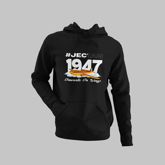 #JEC'ian 1947 Onwards on Wings Hoodie