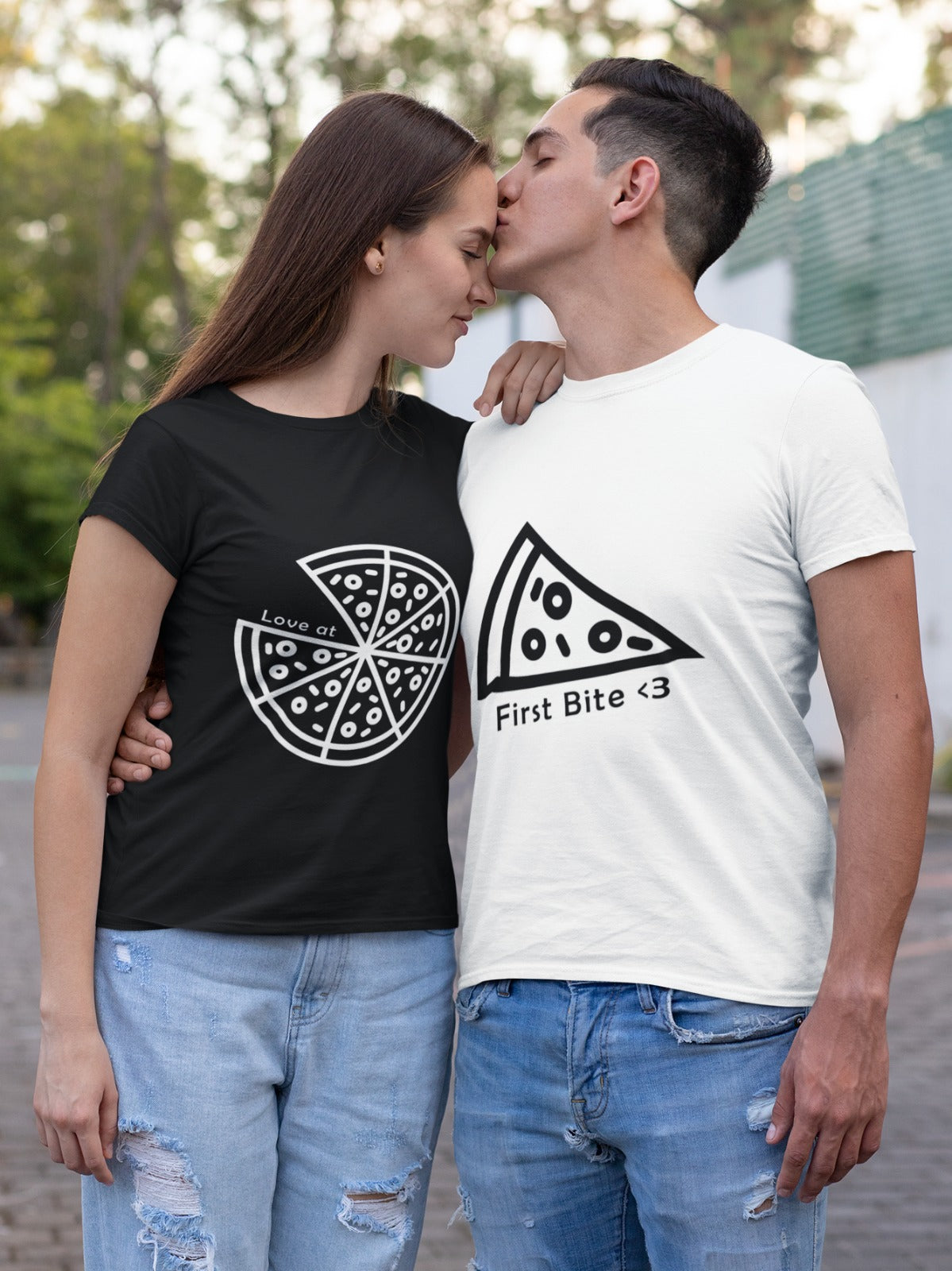 Our couple t-shirt set featuring pizza designs is the perfect way to show off your love for each other and your favorite food. Made from high-quality materials, these t-shirts are comfortable and versatile, suitable for any occasion. Order yours today and let everyone know that you and your significant other are the perfect match, just like pizza and love!
