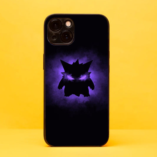 Iphone Gengar Glass Phone Case