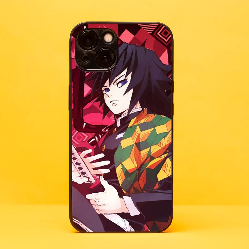 Iphone Demon Slayer Giyu Glass Phone Case