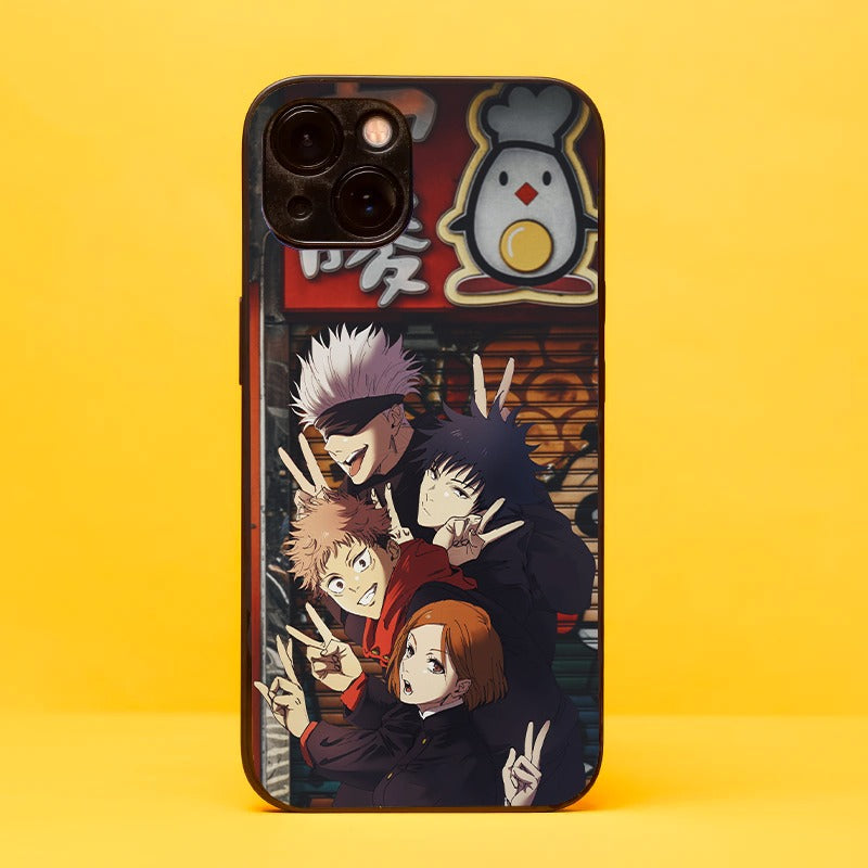 Jujutsu Kaisen Team Glass iPhone Case