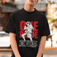 Embrace the spirit of adventure with our black unisex oversized t-shirt featuring bold "One Piece" written in red, as Luffy strikes a fierce fighting pose. Crafted for comfort and style, this dynamic tee is a must-have for One Piece fans. Channel your inner pirate and join Luffy's epic journey in this unique t-shirt. Set sail for greatness now!