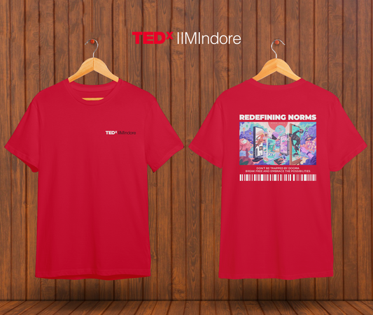 Official TEDxIIMIndore 2023 Red Tee