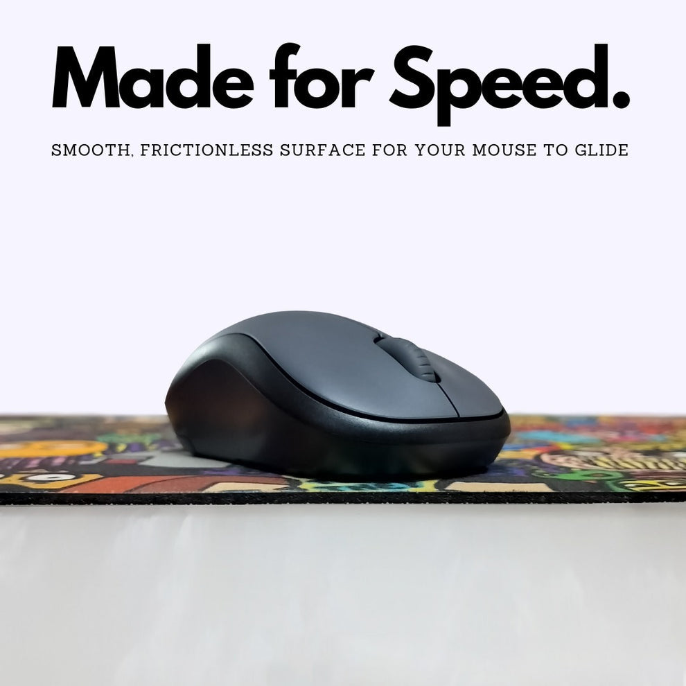 blush & teal EAesthetic Extended Mouse Pad