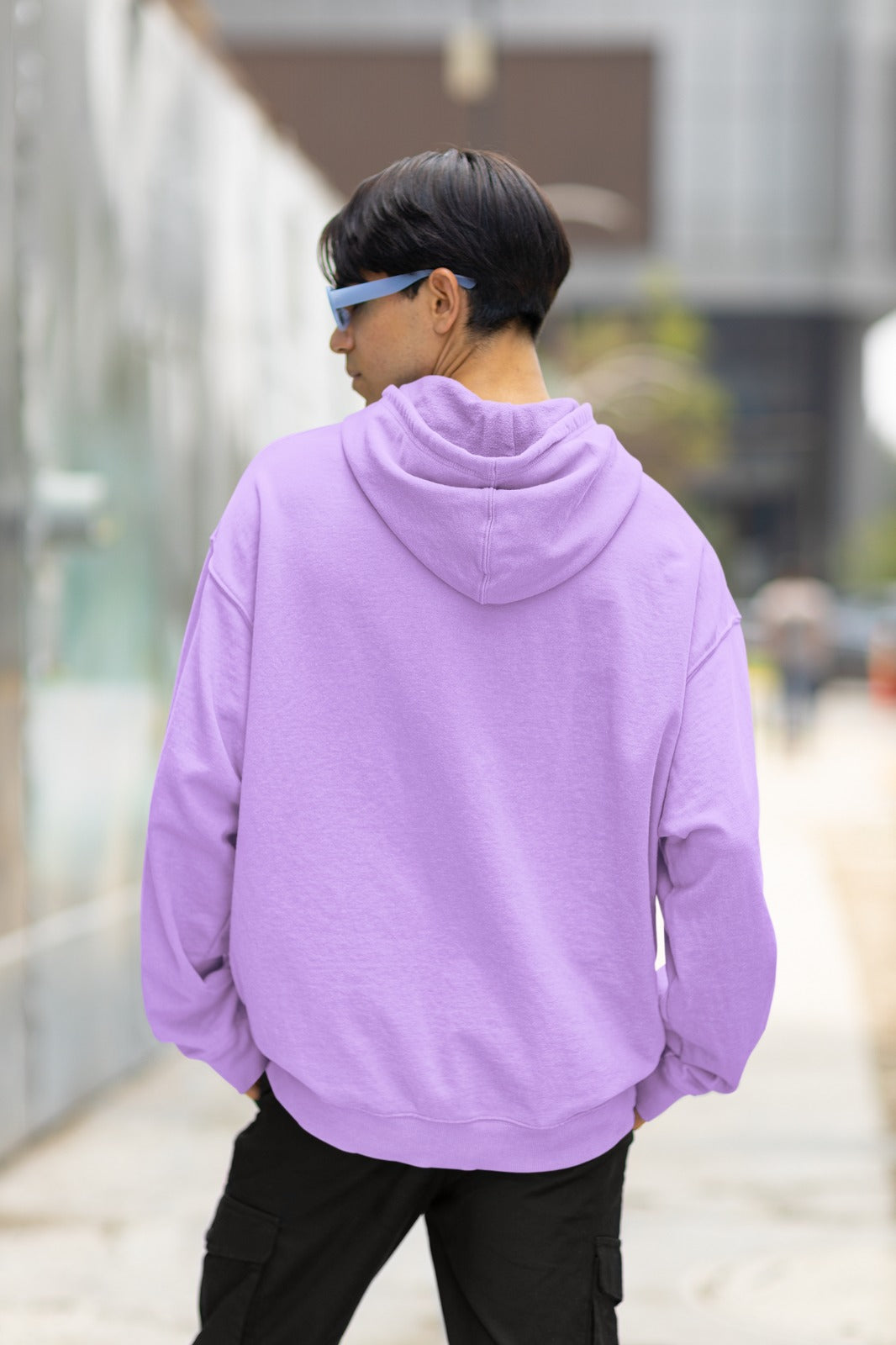 Satoru Gojo Lavender Oversized Hoodie