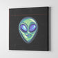 Nitid Alien Canvas Poster On Wooden Frame