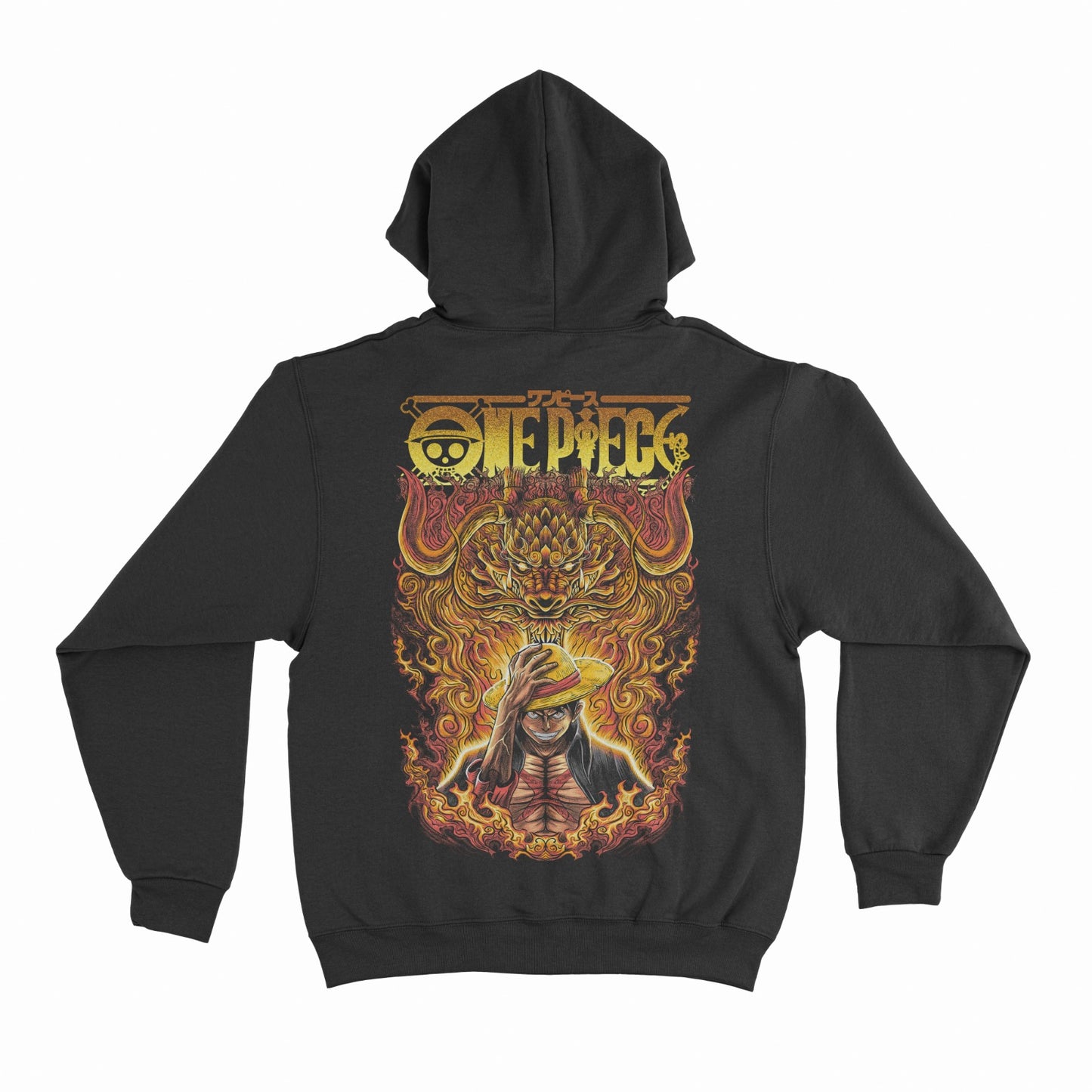 Golden Dragon emperor Luffy Hoodie