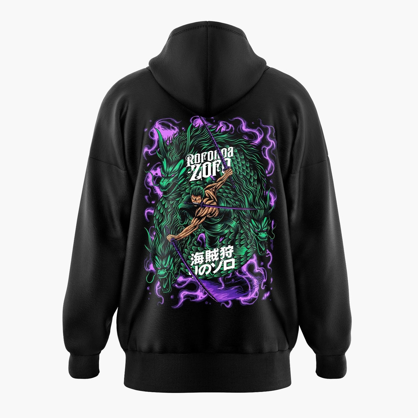 Pirate Hunter Roronoa Zoro Tatsumaki One Piece Oversized Hoodie