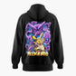 Haunter Gastly Gengar vs Pikachu Halloween Pokemon Oversized Hoodie
