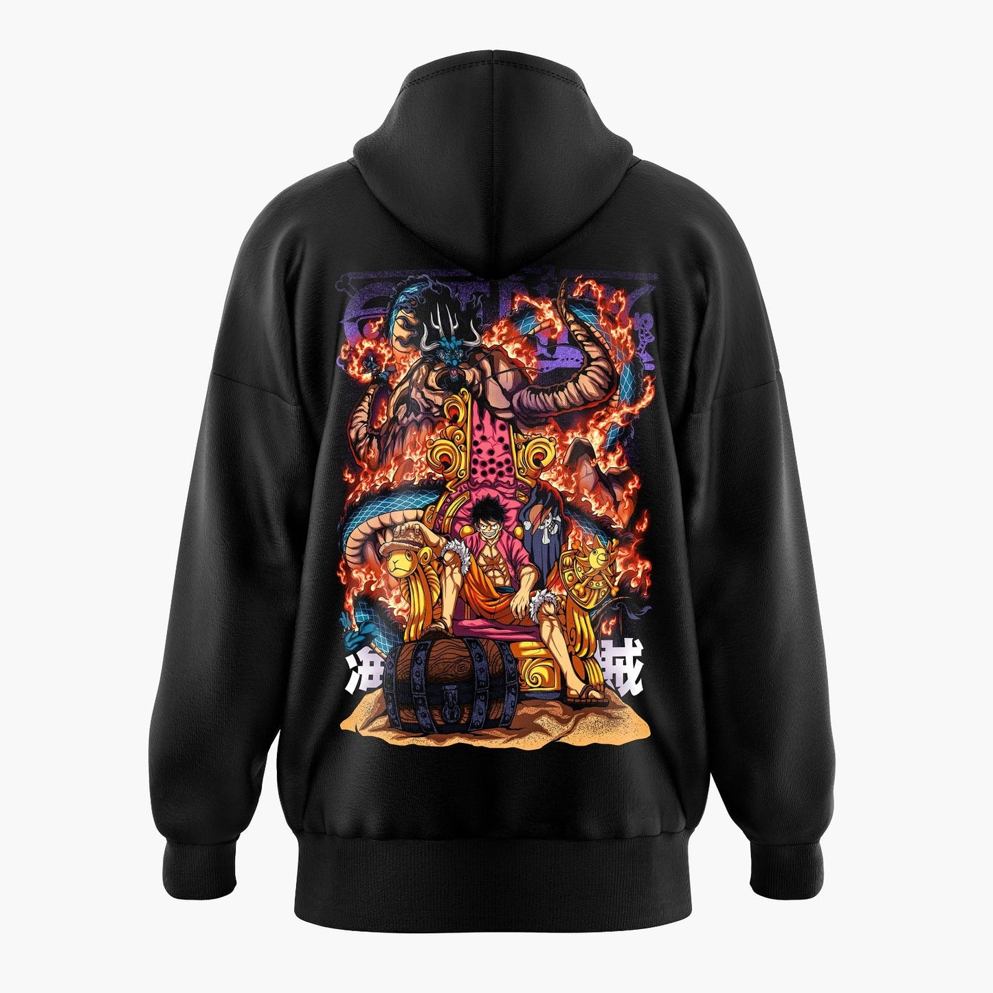 Monkey D Luffy Luffy vs Kaido One Piece Oversized Hoodie