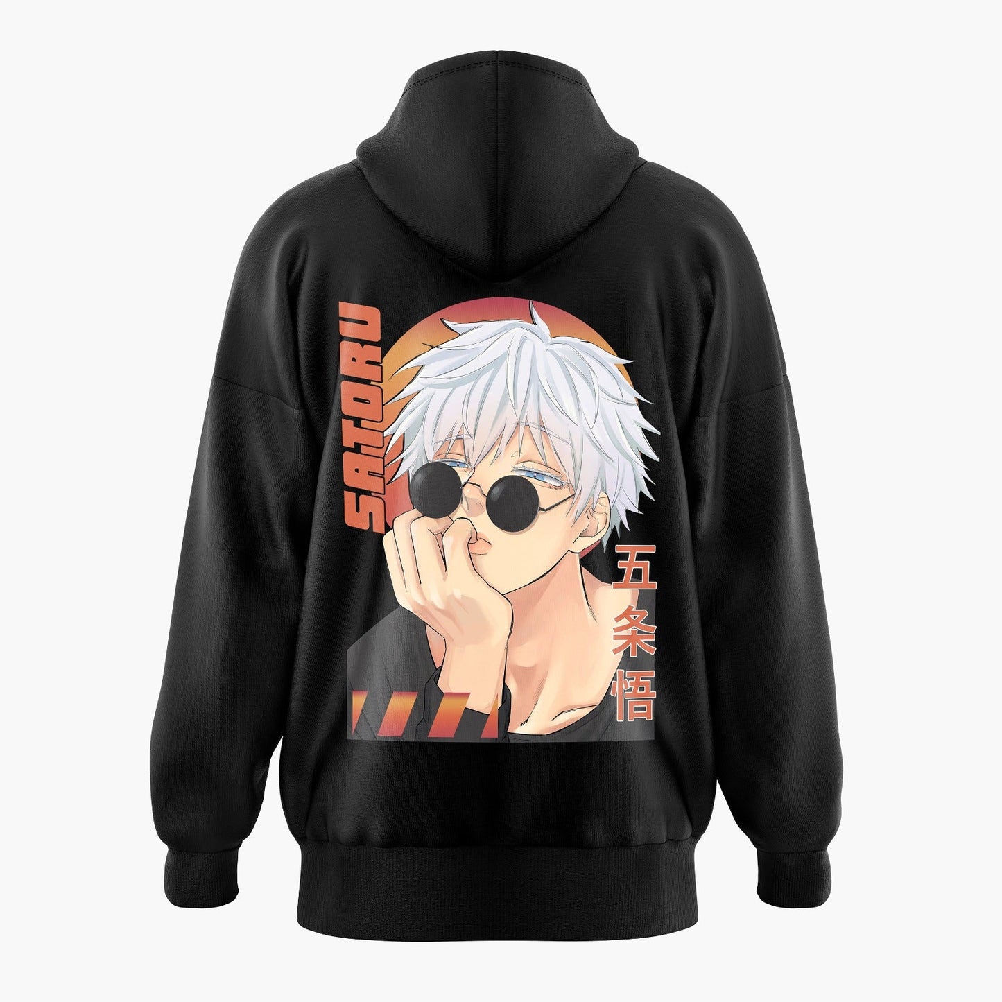 Orange Charming Satoru Gojo Oversized Hoodie - Jujutsu Kaisen