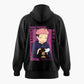 Magenta Chibi Itadori Yuji Oversized Hoodie - Jujutsu Kaisen