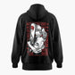 Black & White Denji & Pochita with Chainsaw Oversized Hoodie