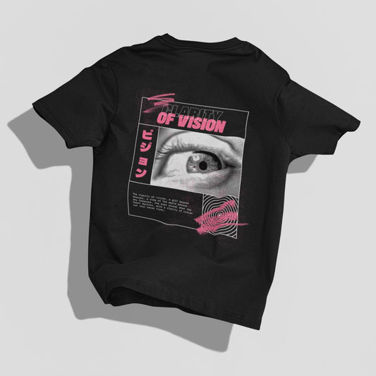 Graphic clarity of vision Oversized Tee