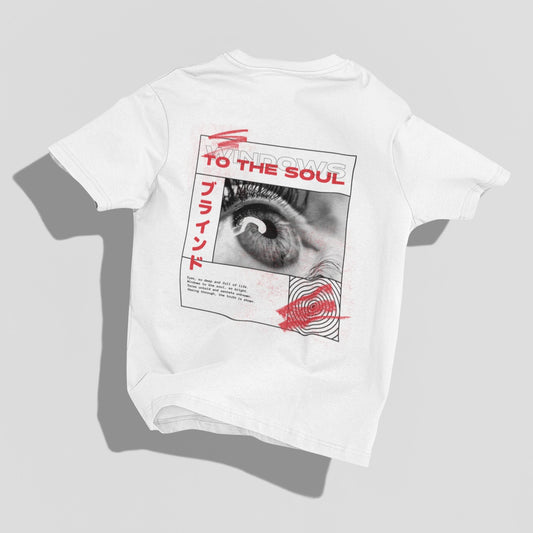 Graphic windows to the soul Oversized Tee