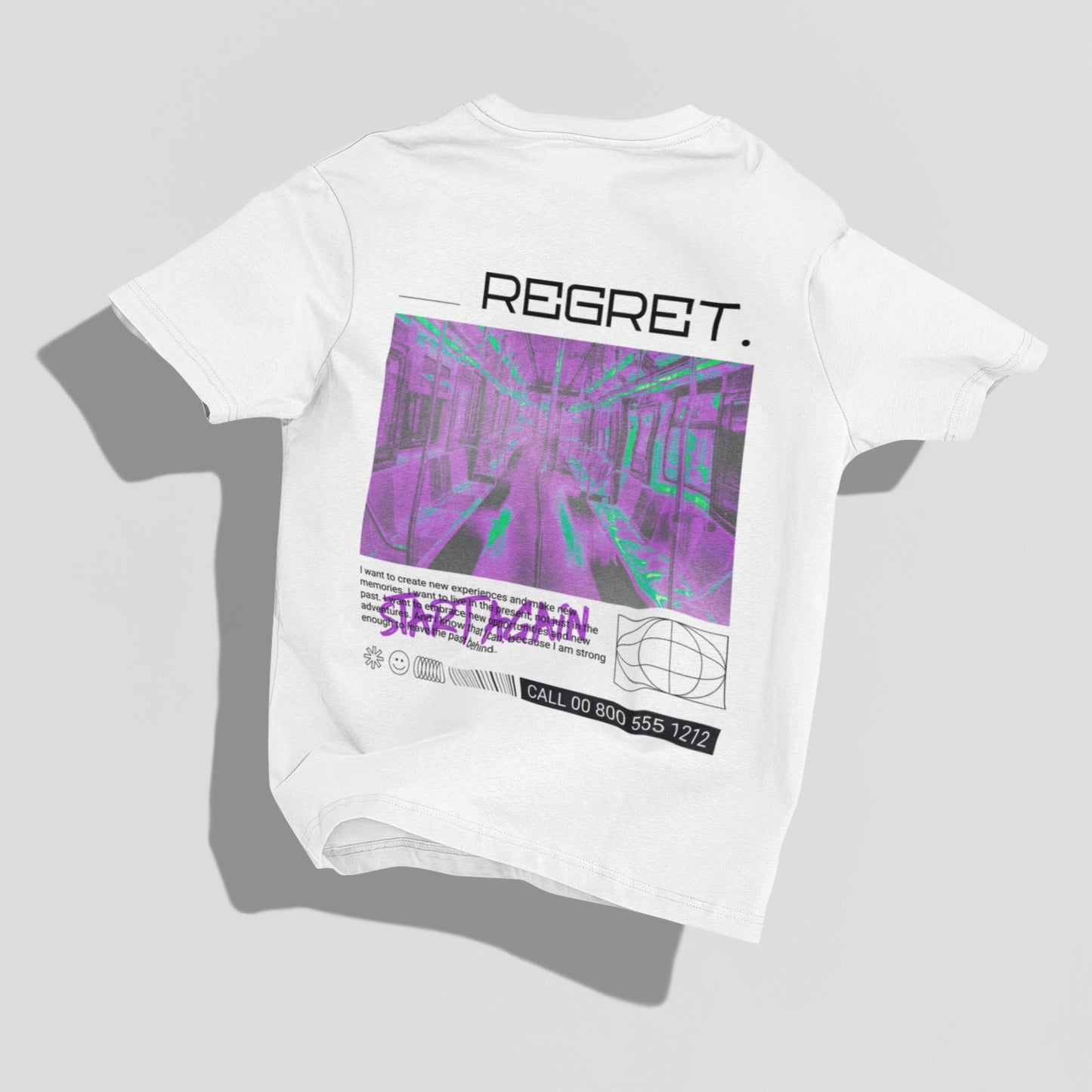 Graphic regret Oversized T-shirt