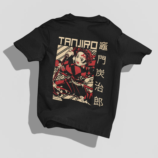 Tanjiro Kamado Demon Slayer Oversized T-shirt