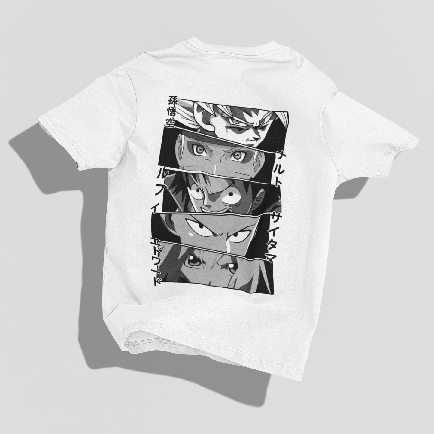 Ultimate Anime Heroes eyes back Oversized T-shirt