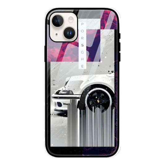 Abstract porsche Glass Phone Case by @CanopyHighrise