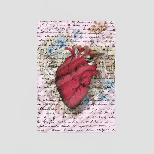 Heart on a letter Acrylic Poster by @Jessie