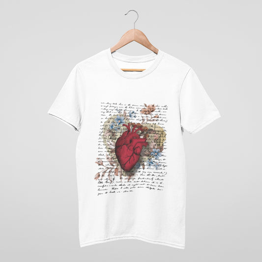 Heart on a letter tee from @Jessie