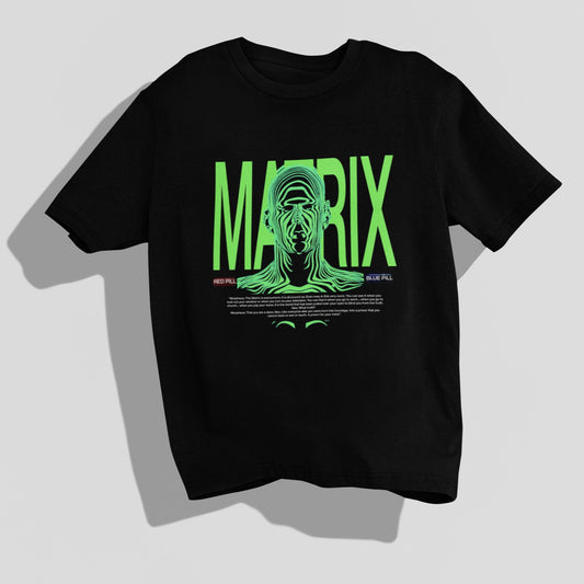 Matrix Oversized T-shirt by @design.kaizen