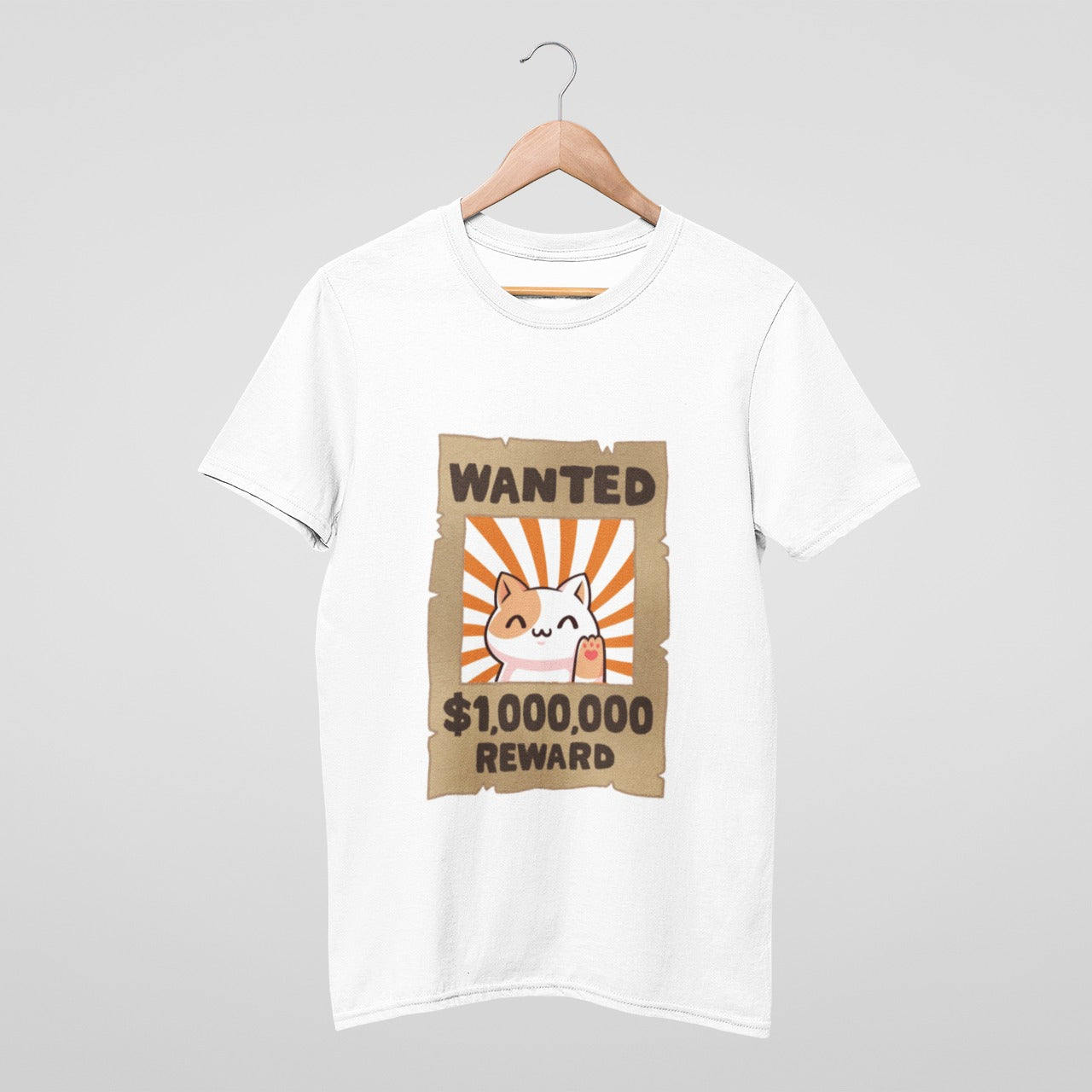 Million Dollar cat white T-shirt from @_spooky_pencil _