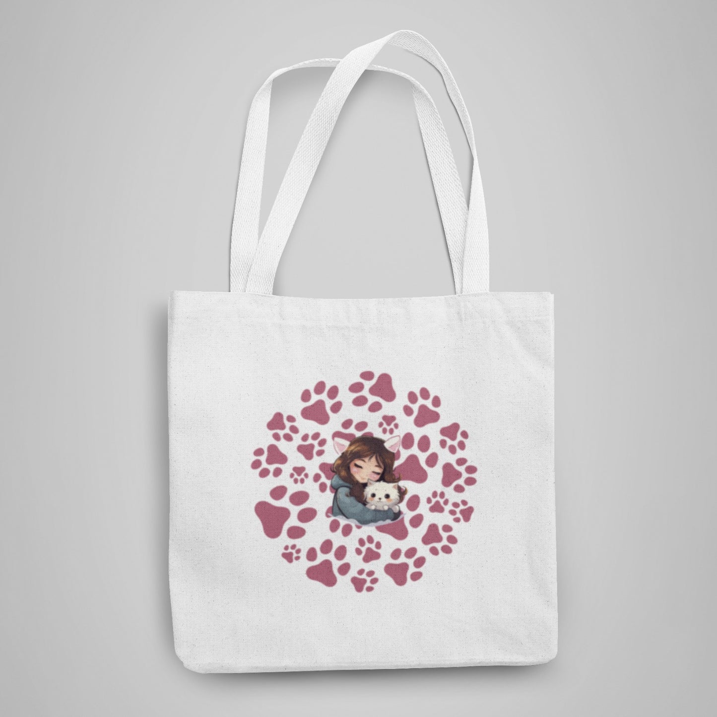 pawsome love Tote Bag With Zip by @_spooky_pencil _