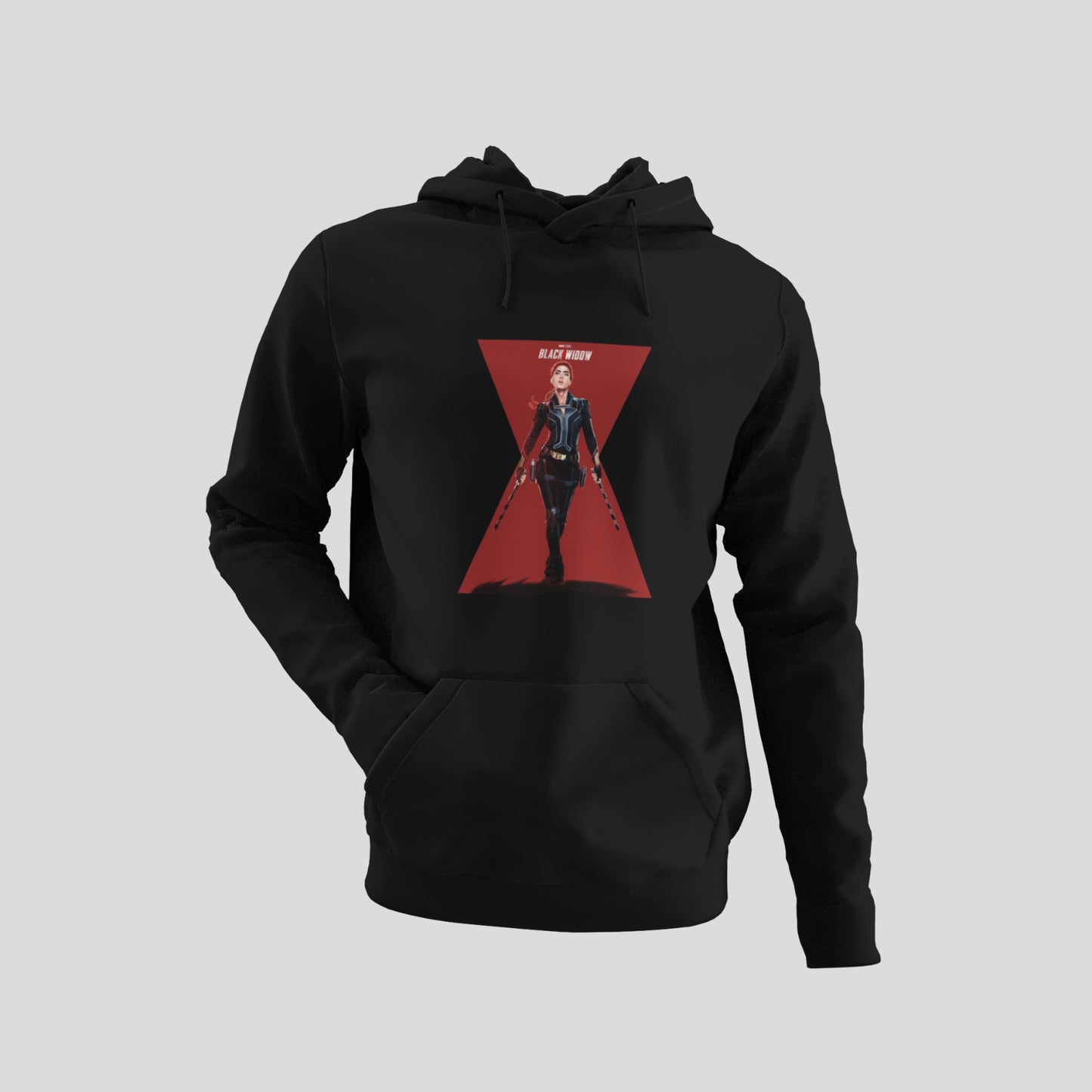 Black widow black Hoodie by @Piub_007