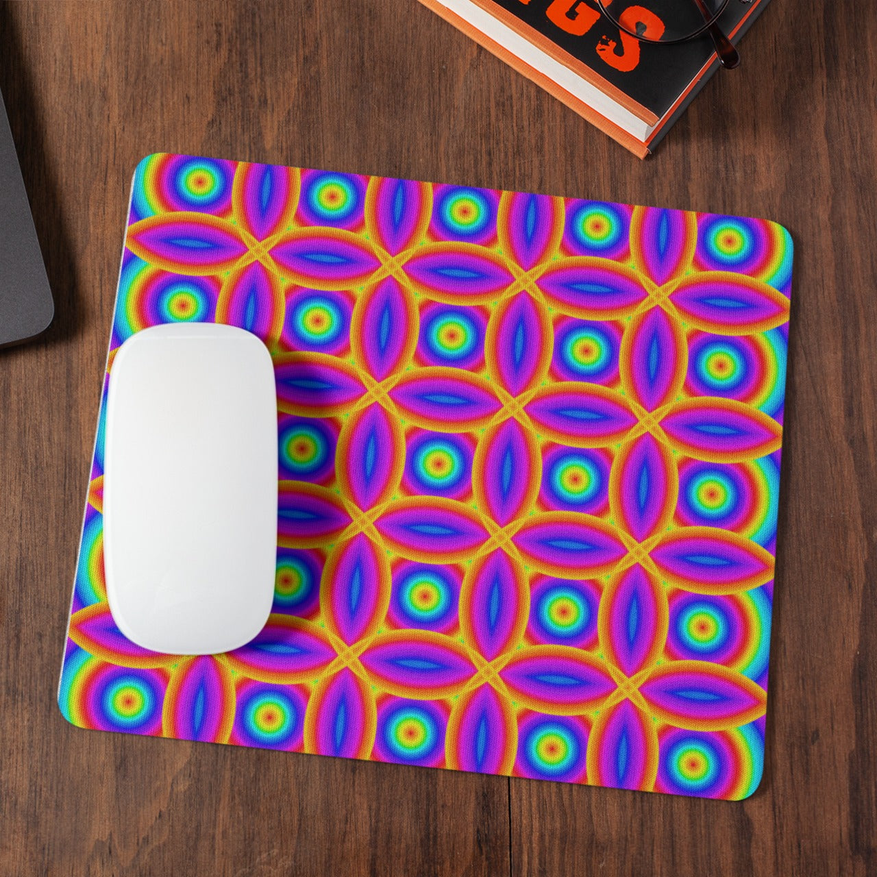 Trippy symmetry Mouse Pad by @_sm_teju_