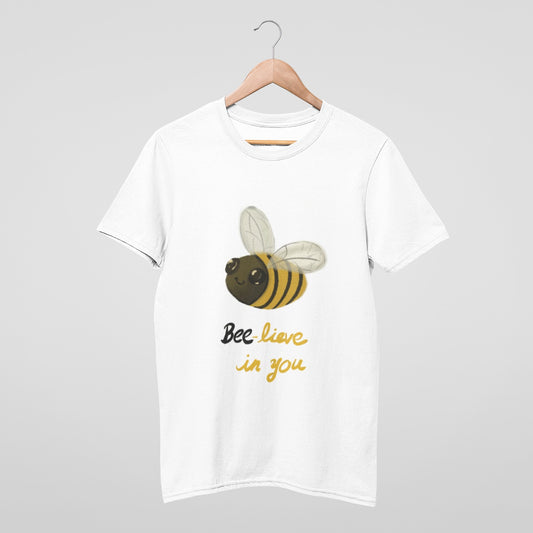 Bee-lieve in you white T-shirt from @artsy_innerself