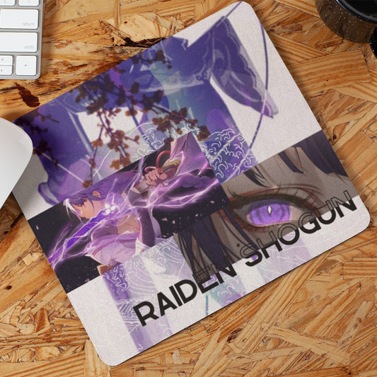 Raiden Shogun Mouse Pad by @pa3print