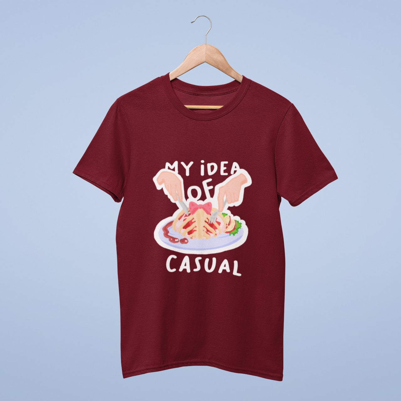 My idea of casual meal T-shirt from @kafkaesqian