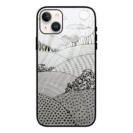 Mandala Art Scenery Glass Phone Case by @anshika.creates