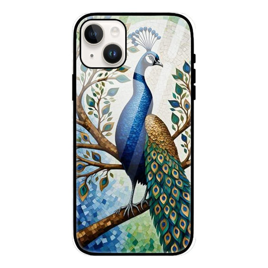 Beautiful Peacock Glass Phone Case by @planetgreen0000