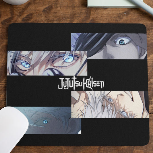 Gojo Eyes Jujutsu Kaisen Mouse Pad by @pa3print