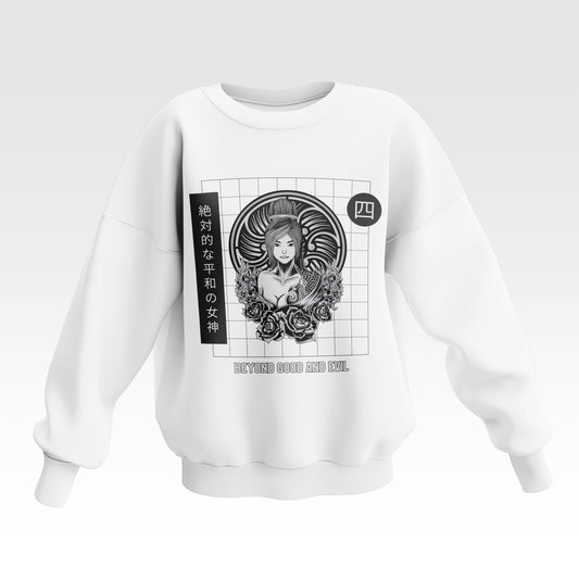 Good & Evil Unisex Oversized Sweatshirt