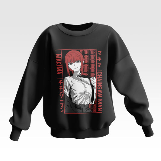 Makima Chainsawman Oversized Sweatshirt - Unisex