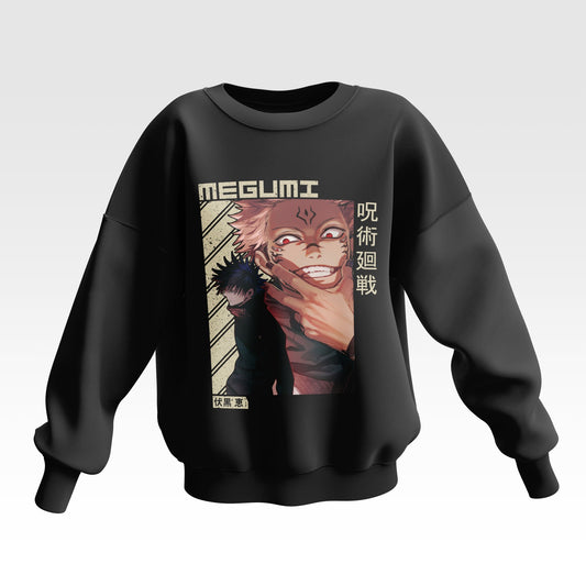 Jujutsu Kaisen Megumi Oversized Sweatshirt - Unisex