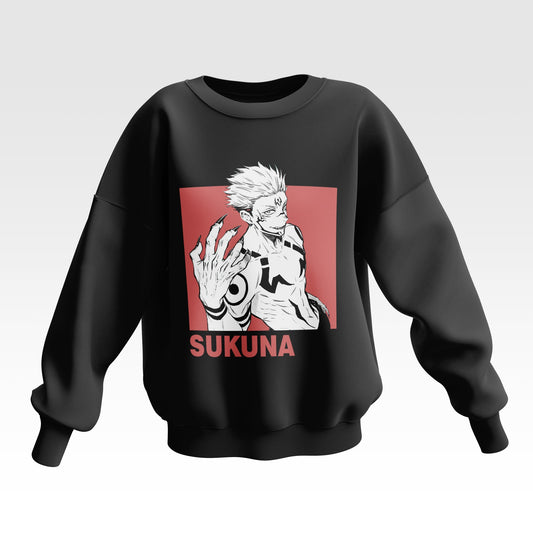 Sukuna Jujutsu Kaisen Oversized Sweatshirt - Unisex